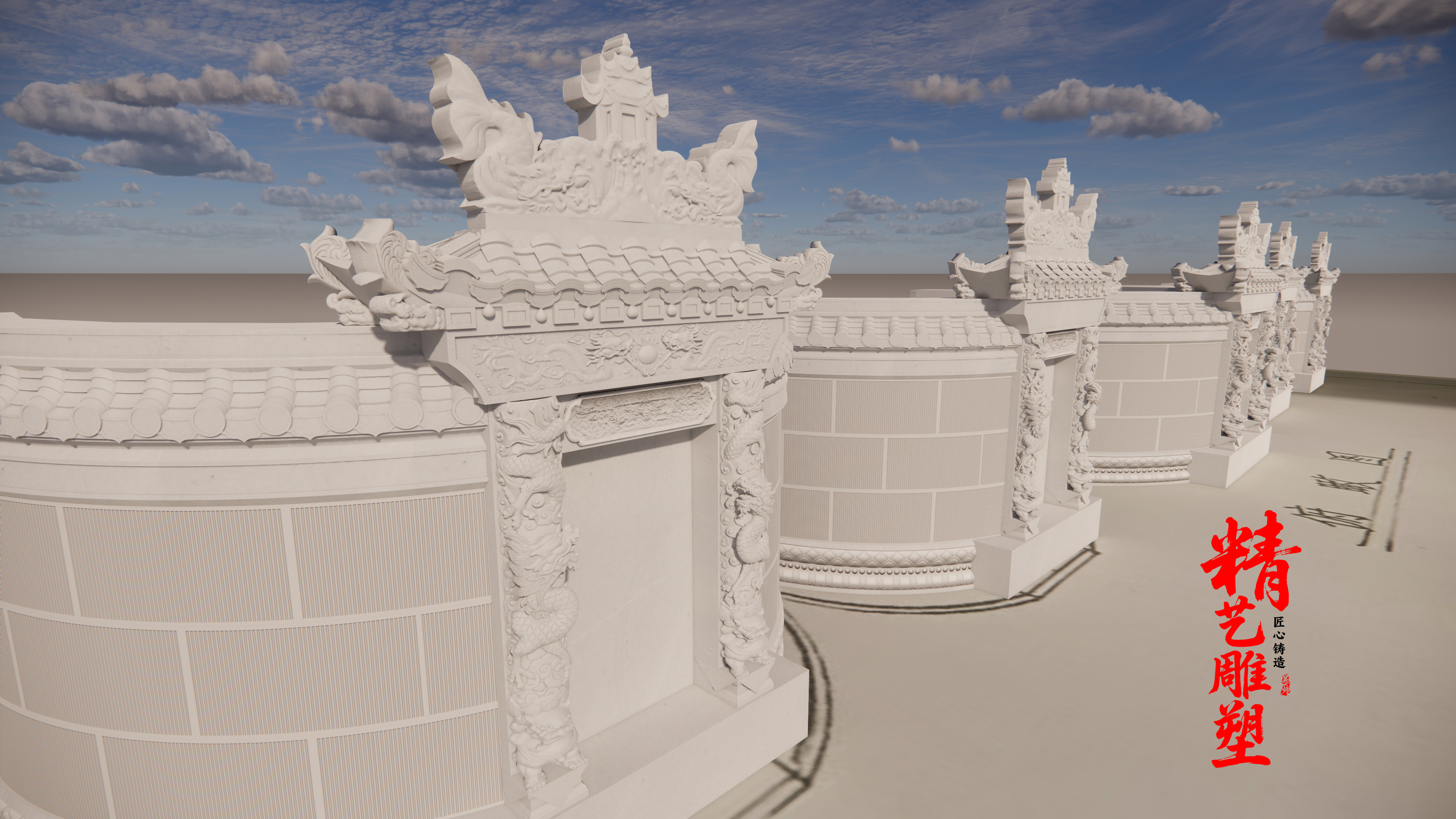 安顺紫云石墓碑批发：源于贵州雕刻技师的匠心围石 赋能殡葬需求